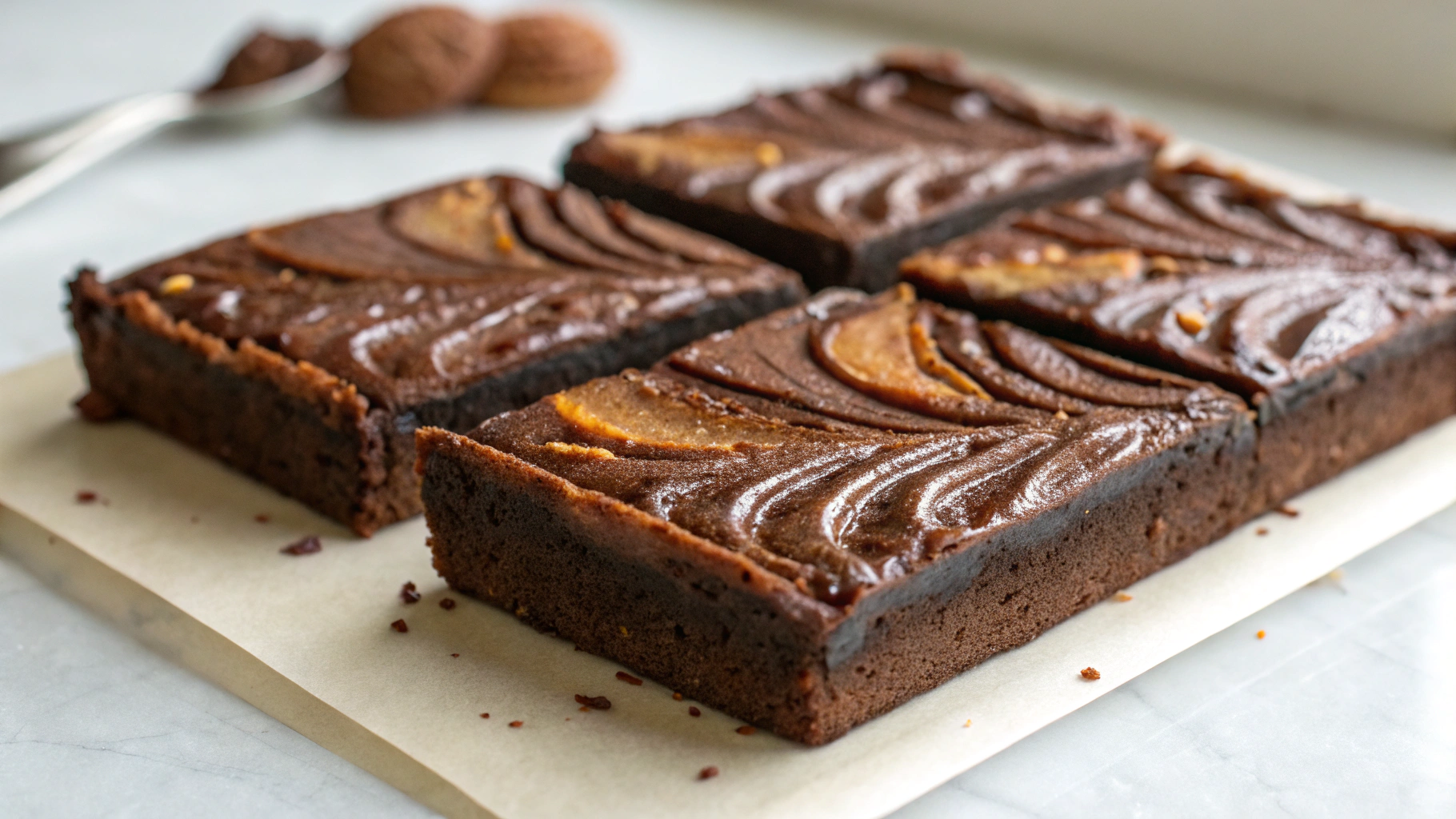Frangipane façon brownies - instructions de préparation
