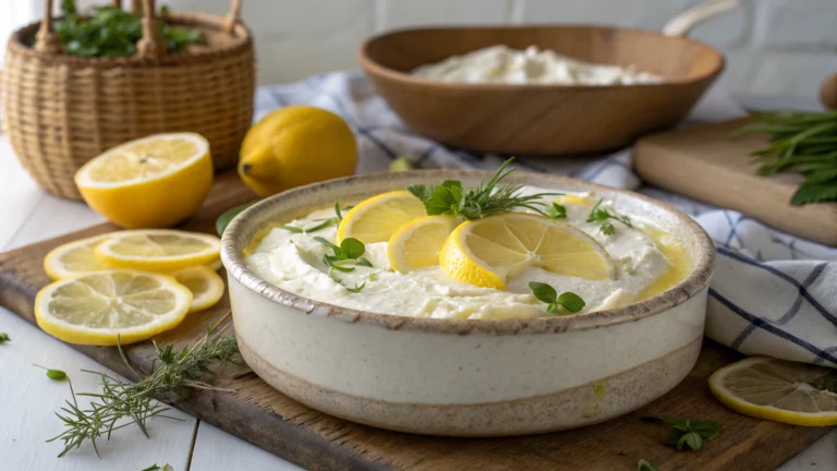 Fromage frais minute au citron - recette française