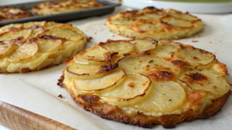 Galettes crousti-fondantes de pommes de terre et fromage - recette française
