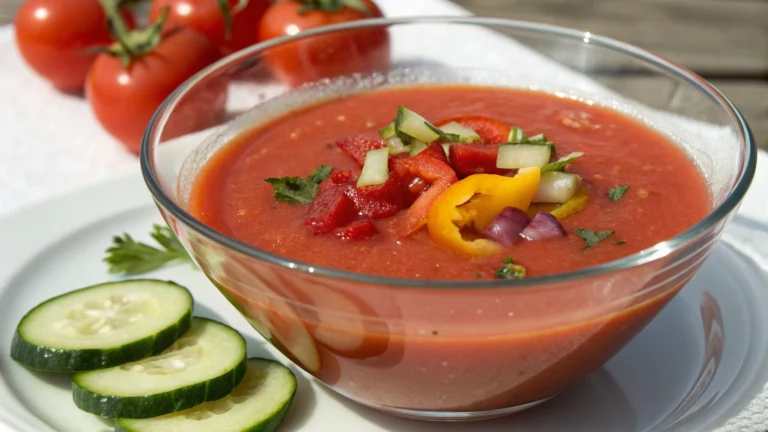 Gaspacho Andalou Rafraîchissant - recette française