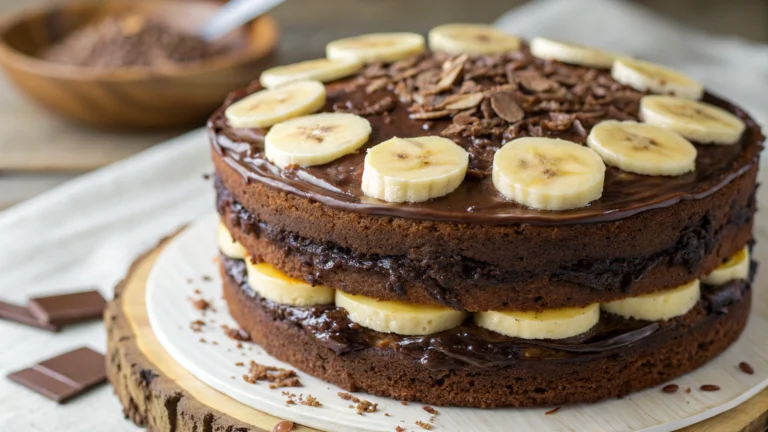 Gâteau Moelleux Choco-Banane - recette française