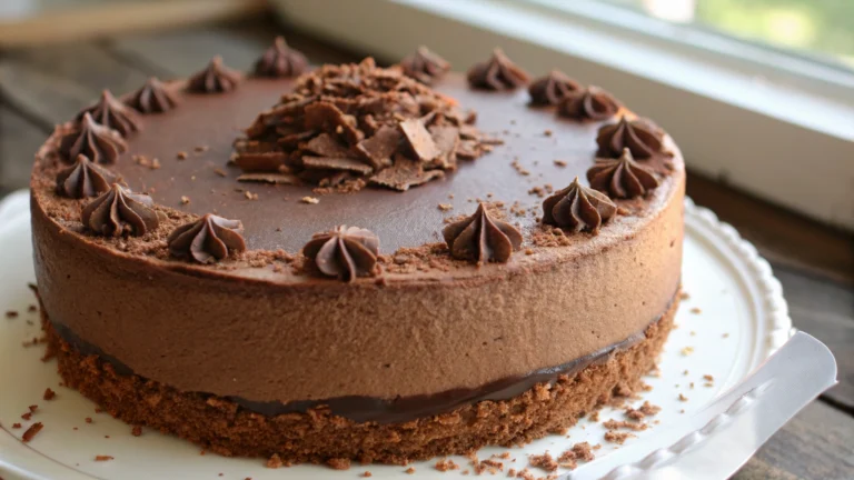 Gâteau mousseux au chocolat - recette française