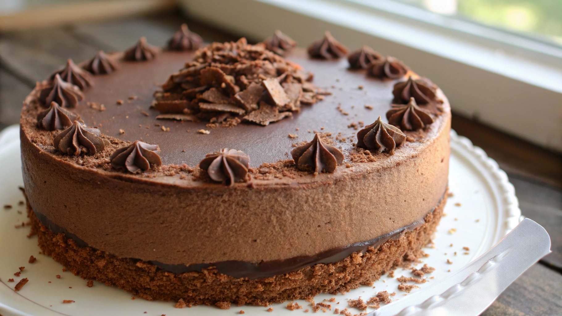 Gâteau mousseux au chocolat - recette française