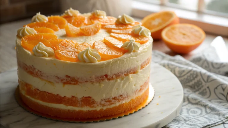 Gâteau Orange Creamsicle - recette française
