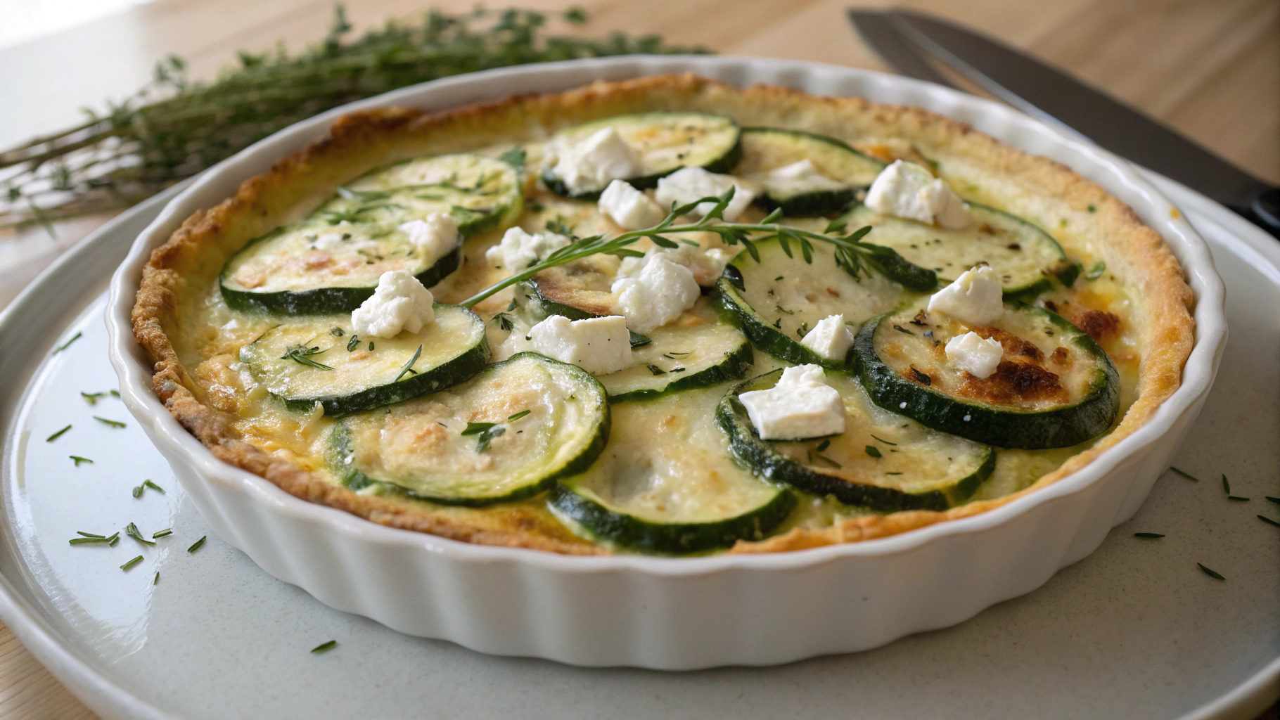 Gratin de Courgettes et Chèvre au Four - instructions de préparation