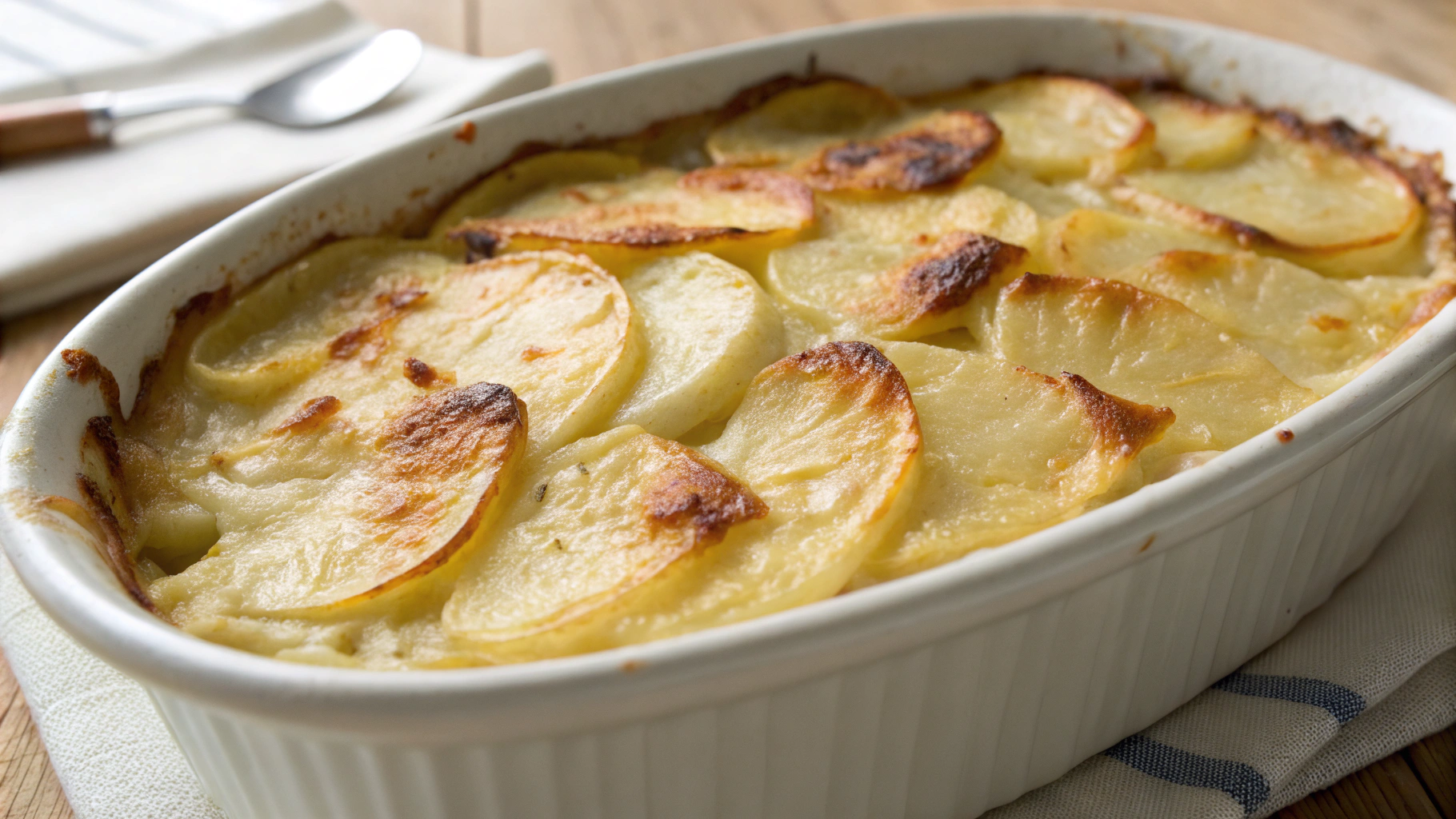 Gratin de pommes de terre fondant au Comté - instructions de préparation