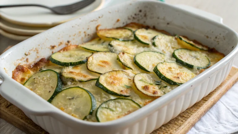 Gratin Fondant de Courgettes & Pommes de Terre au Parmesan - recette française