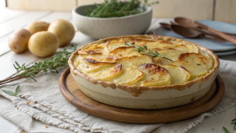 Gratin fondant de pommes de terre - recette française