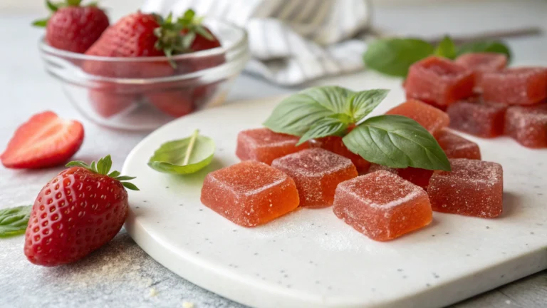Gummies à la Fraise et Basilic - recette française