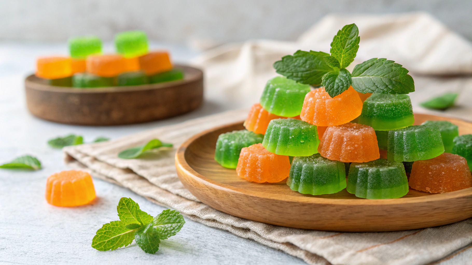 Gummies au melon et menthe - instructions de préparation