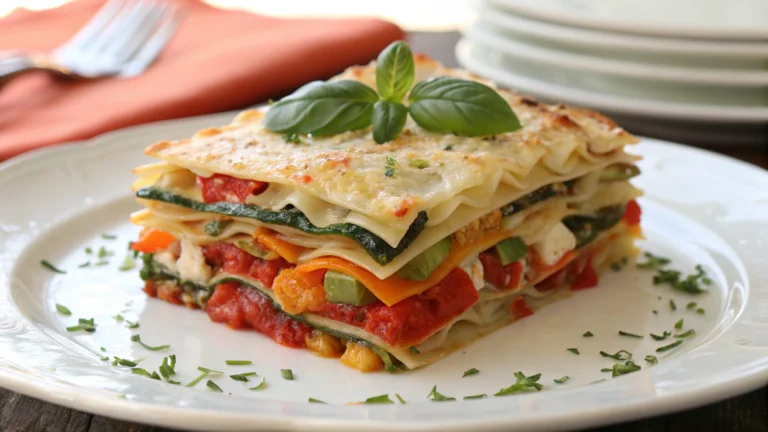 Lasagnes aux légumes fondantes - recette française