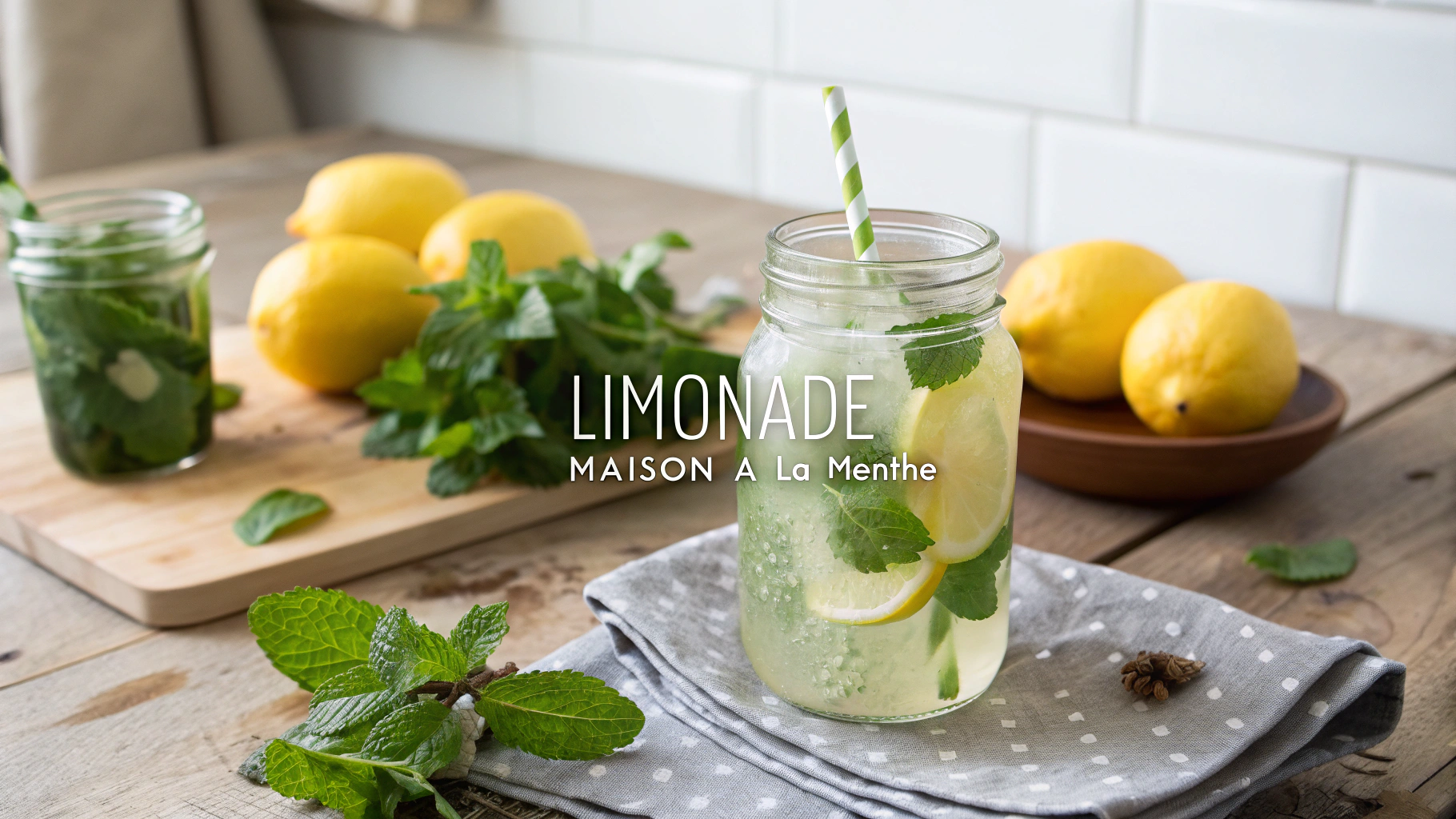 Limonade maison à la menthe - instructions de préparation