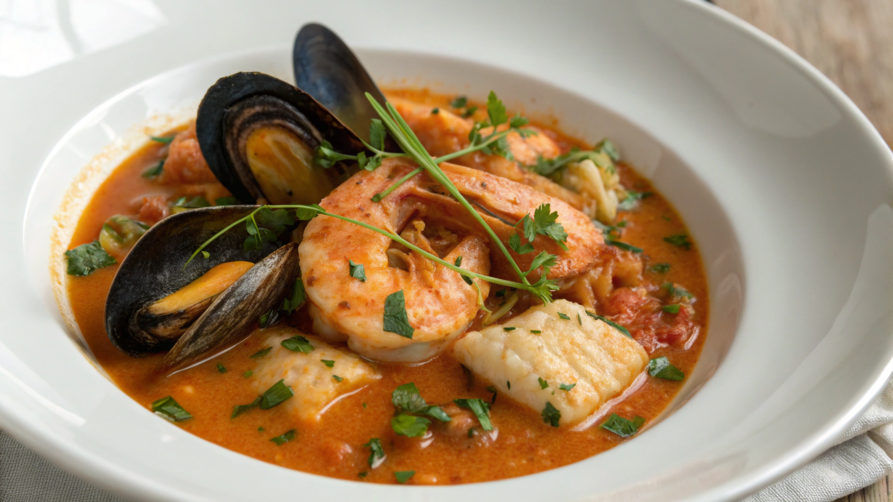 Marmite de la Mer & Sauce Rouille - instructions de préparation