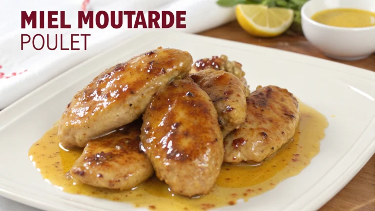 Miel Moutarde Poulet - recette française