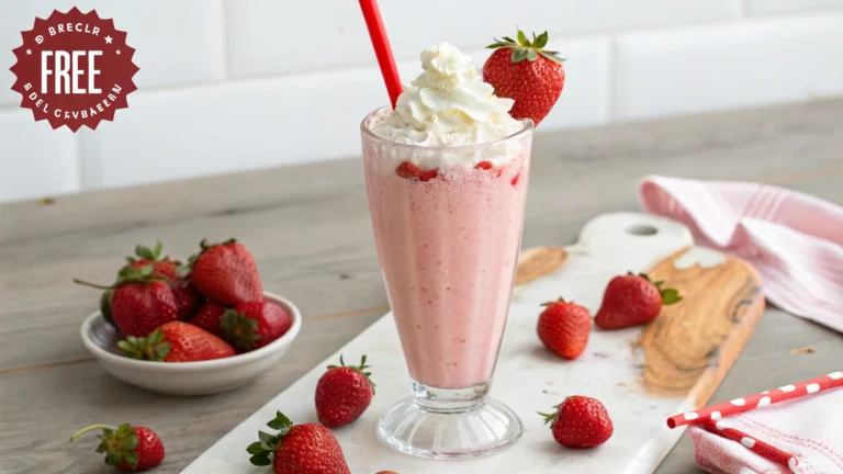 Milkshake à la Fraise Maison - recette française