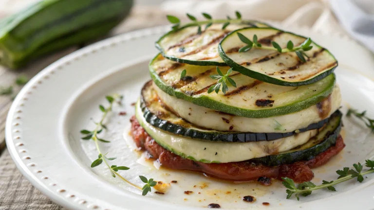 Millefeuille de Courgettes Grillées - recette française