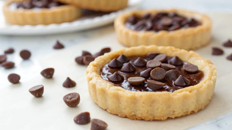 Mini Galettes Sucrées aux Pépites de Chocolat - recette française