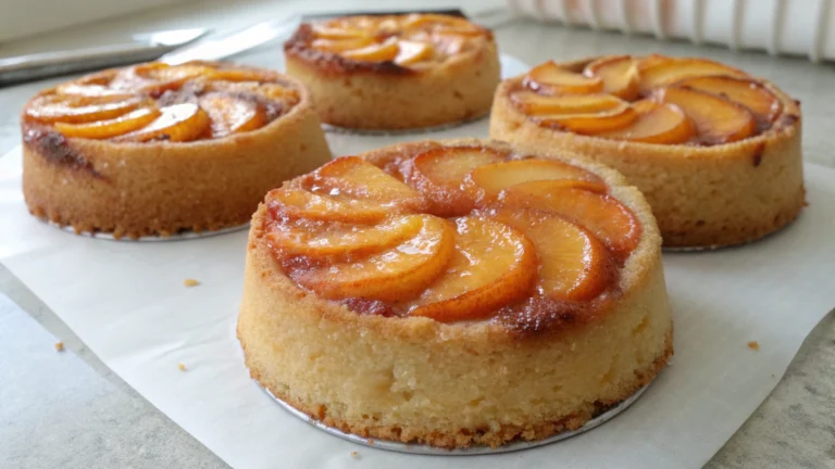 Mini Gâteaux Renversés à la Pêche - recette française