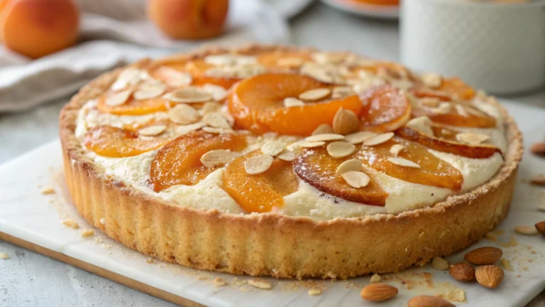 Moelleux à la crème d’amande et abricots - recette française