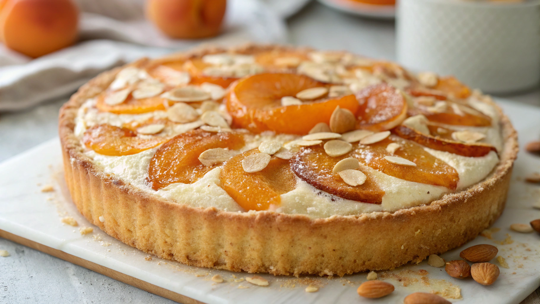 Moelleux à la crème d’amande et abricots - instructions de préparation
