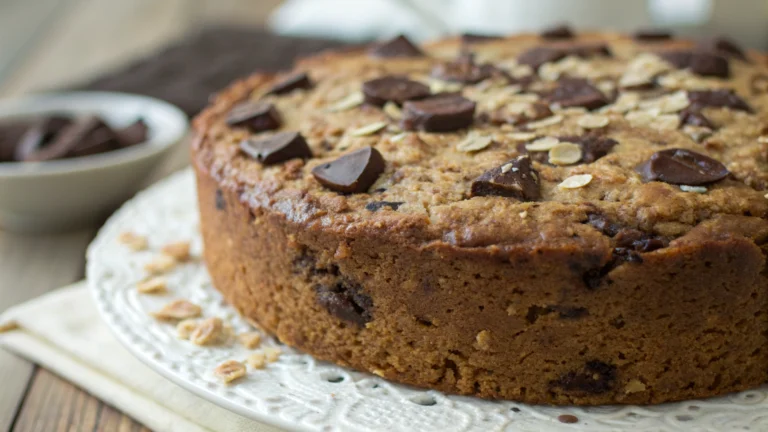 Moelleux Avoine et Chocolat - recette française