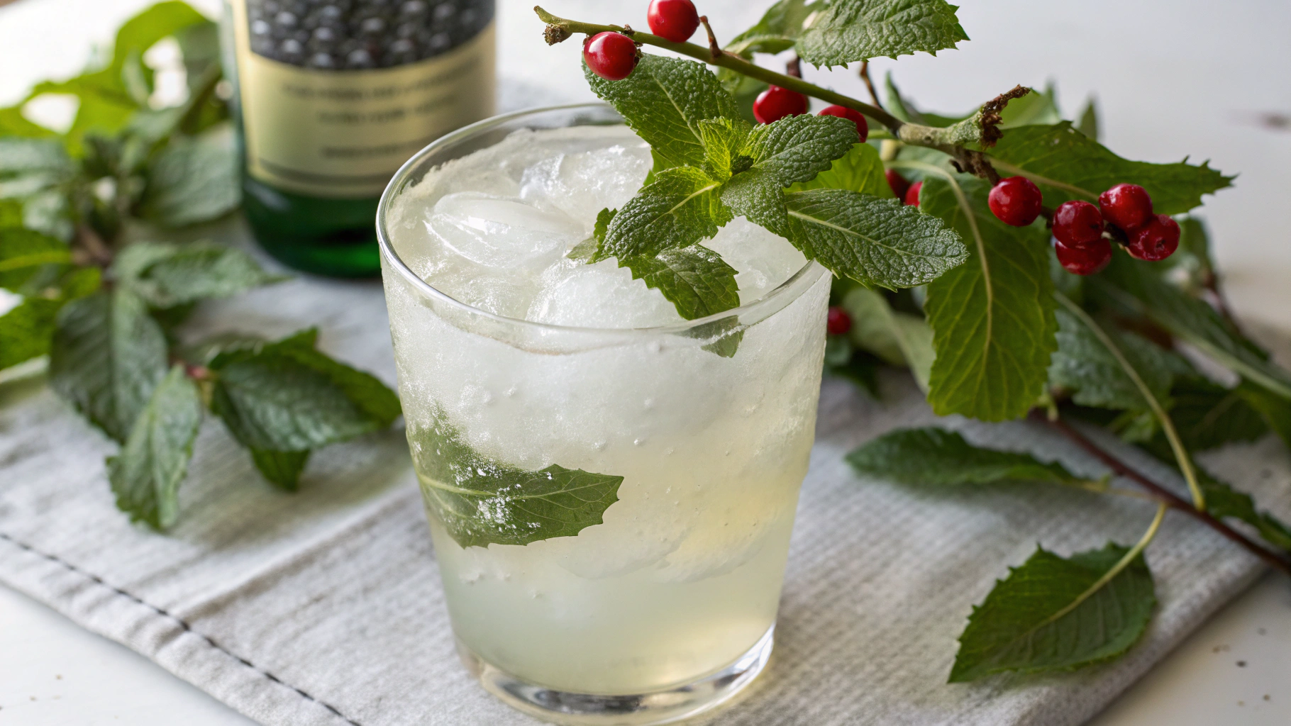 Mojito De Noël Blanc - instructions de préparation