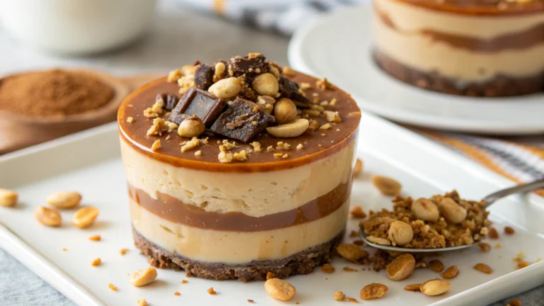 Mousse Snickers Caramel & Cacahuètes - recette française