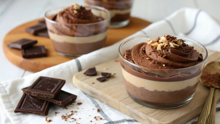 Mousses Légères Choco-Café - recette française