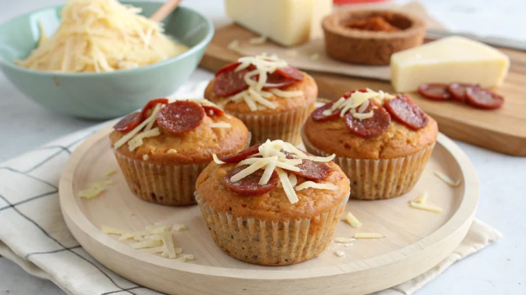 Muffins chorizo & emmental - recette française