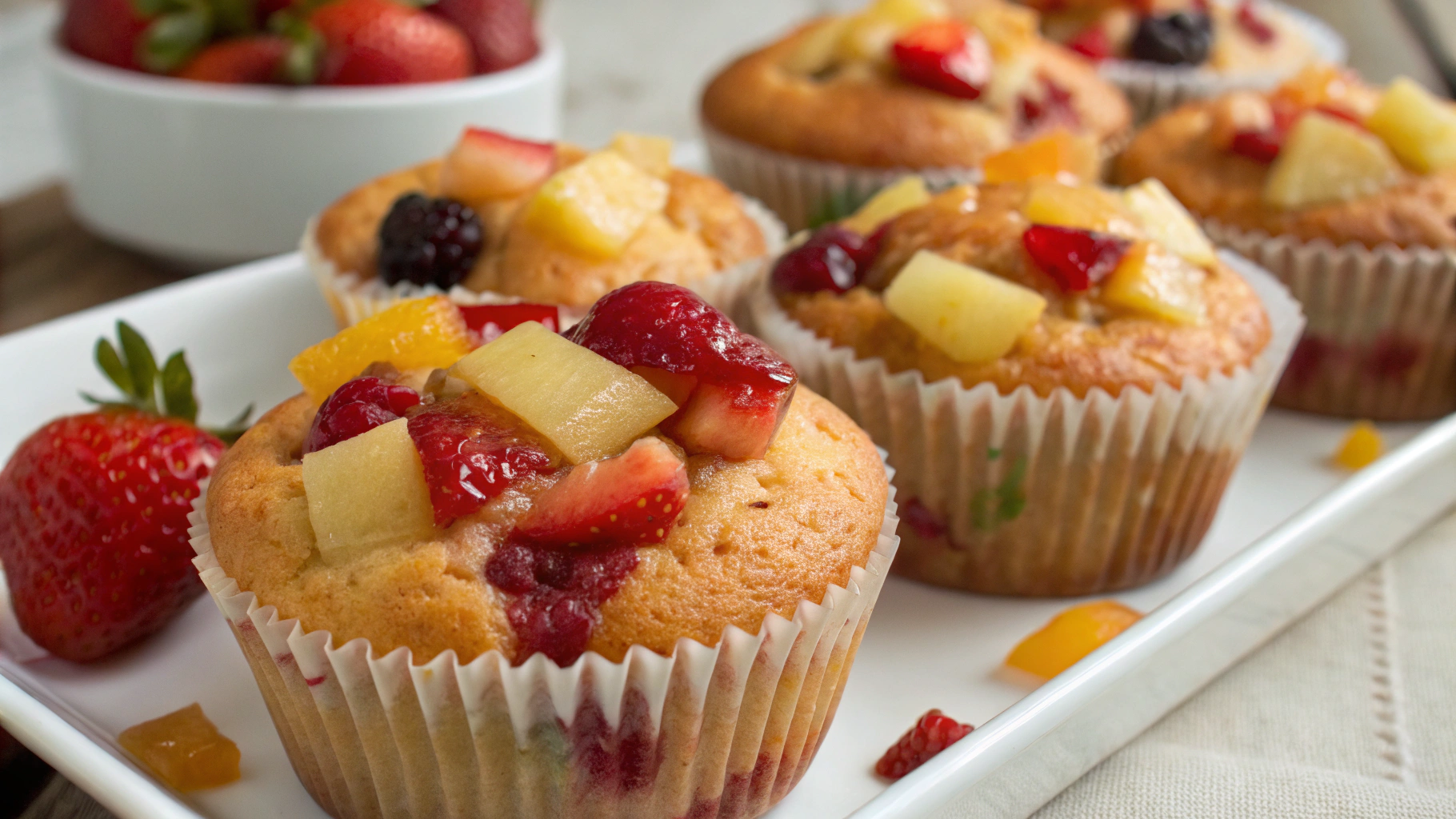 Muffins Explosion de Fruits - recette française