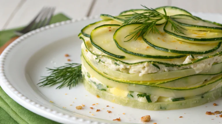 Nuages de Courgettes - recette française