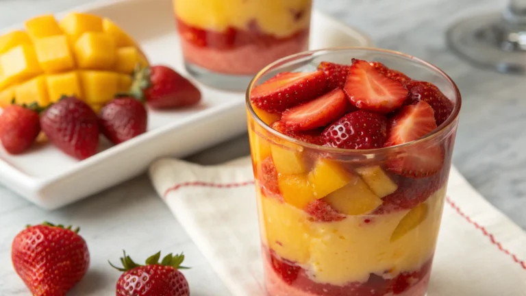 Panaché Fraise Mangue - recette française