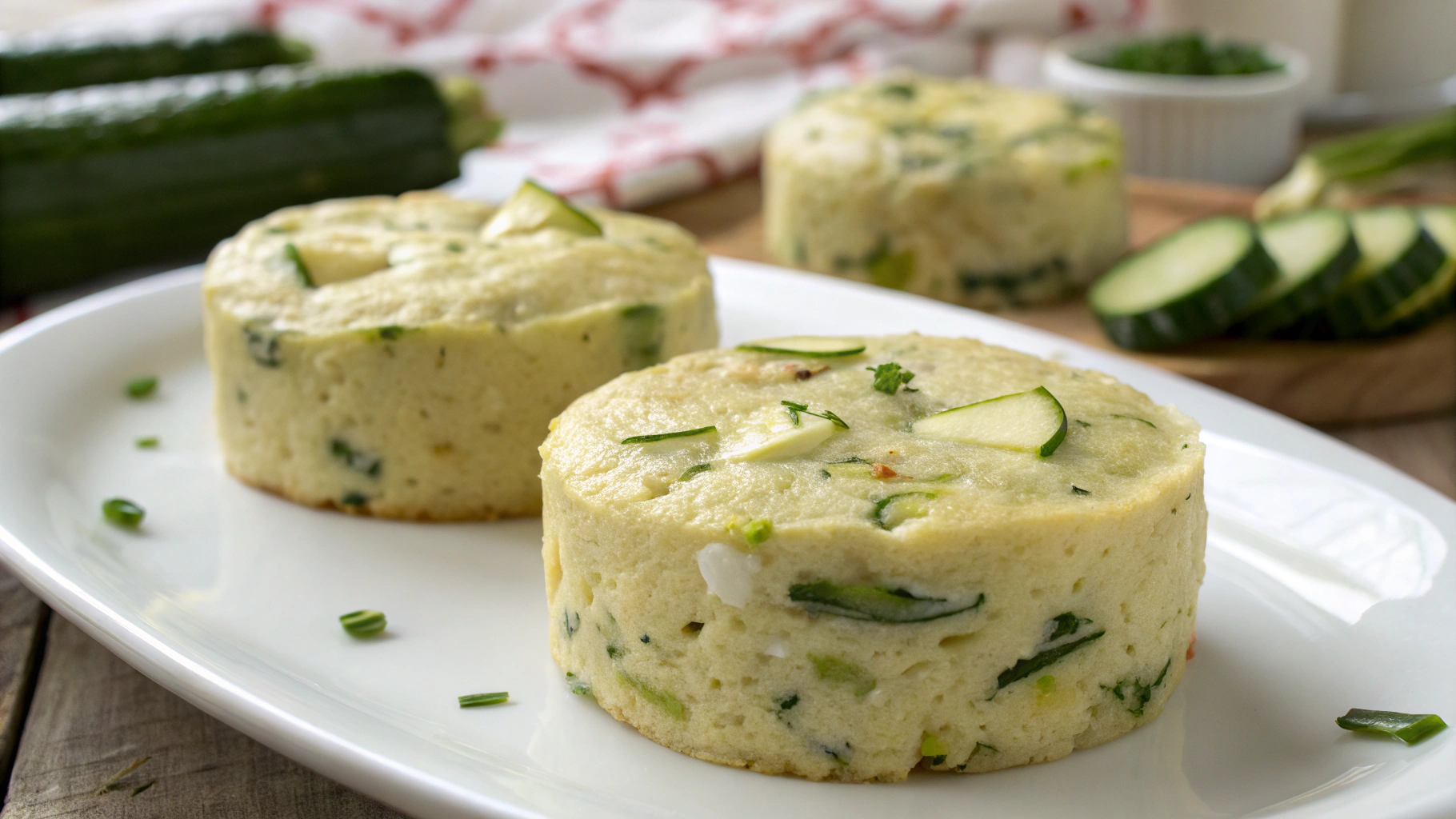 Petits moelleux courgette-chèvre - instructions de préparation