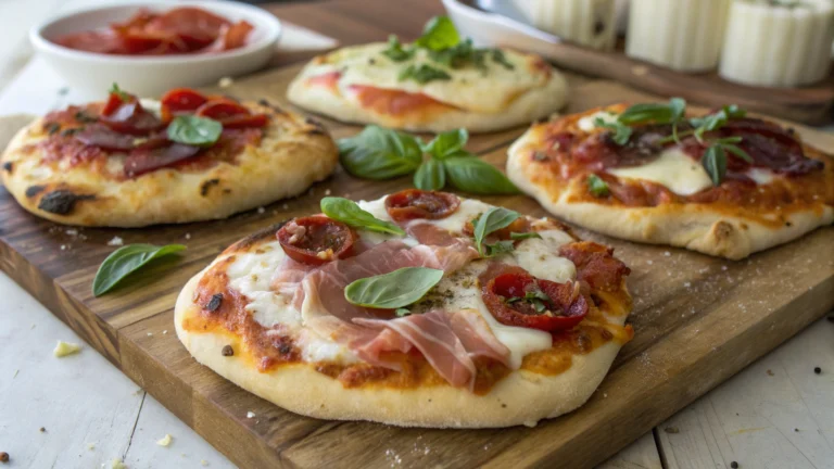 Pizzettes Fraîches Garnies - recette française