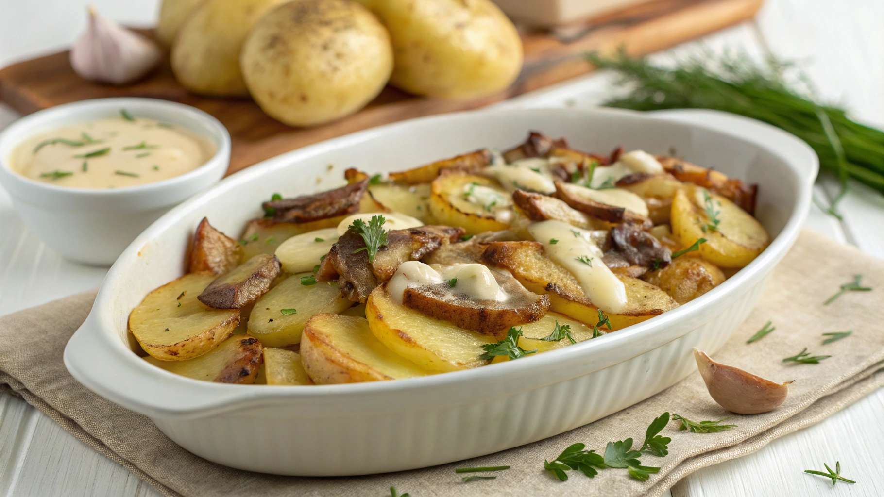 Poêlée de Pommes de Terre à la Sarladaise - instructions de préparation