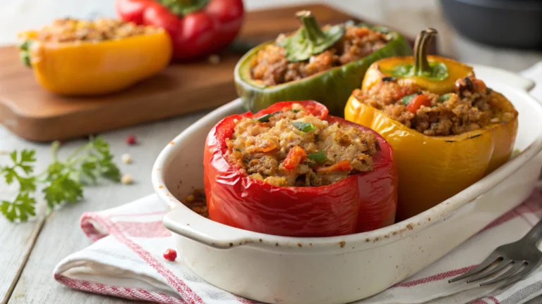 Poivrons Farcis Savoureux - recette française
