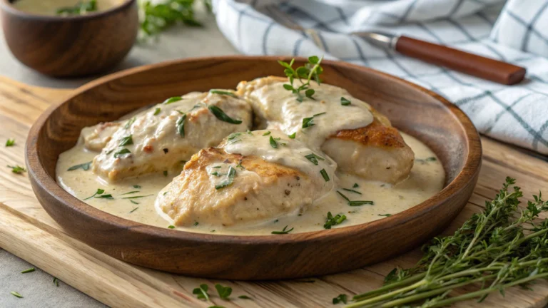 Poulet à la Crème de Boursin - recette française