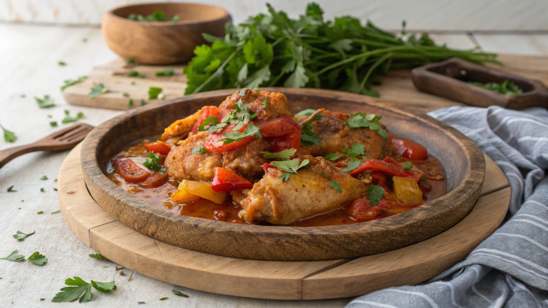 Poulet Basquaise Savoureux - instructions de préparation
