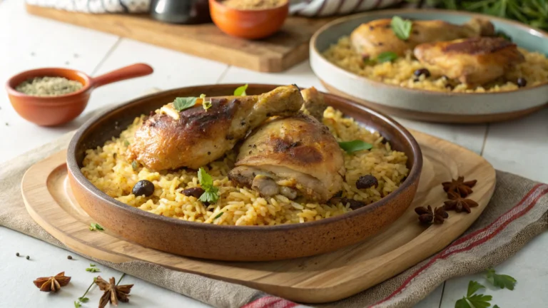 Poulet et Riz au Four - recette française