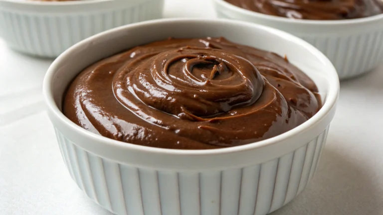 Pudding au chocolat - recette française