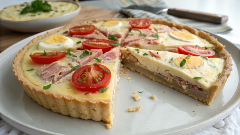 Quiche Légère au Thon & Tomates - recette française