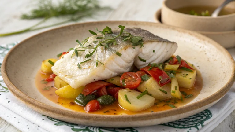 Ragoût Méditerranéen de Poisson Blanc - recette française