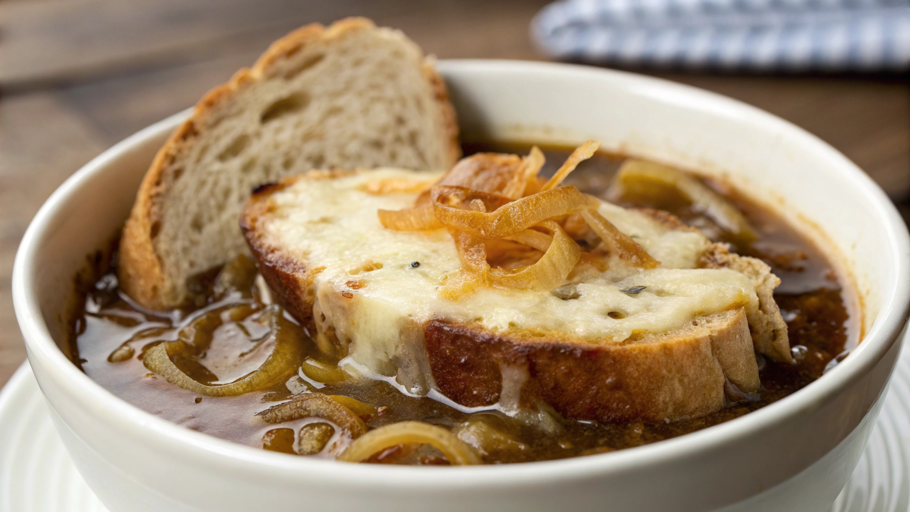 Recette Facile de Soupe à l’Oignon Française - instructions de préparation