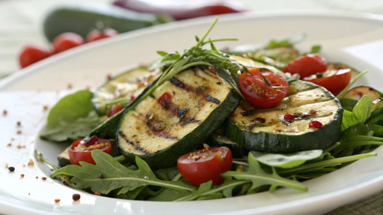 Salade de courgettes grillées - recette française