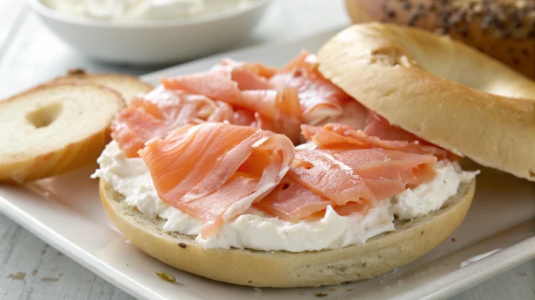 Saumon Bagel Crème - recette française