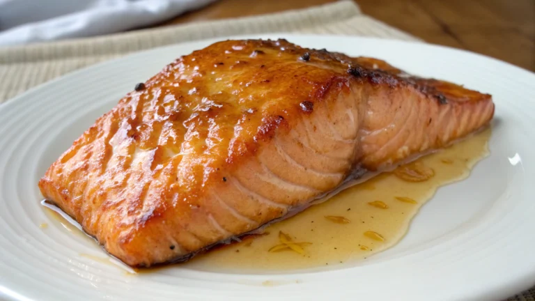 Saumon Rôti au Miel - recette française