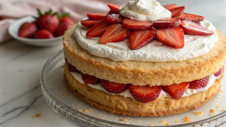 Shortcake aux fraises - recette française