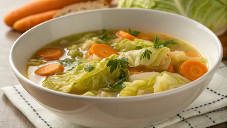Soupe aux choux savoureuse et réconfortante - recette française