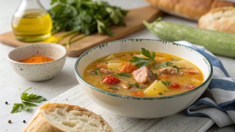 Soupe-repas à la Portugaise - recette française