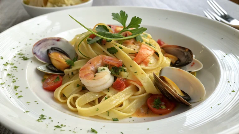 Tagliatelles aux Fruits de Mer - recette française